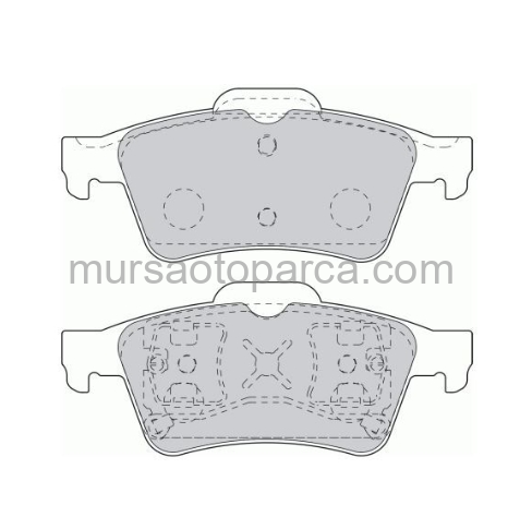 Connect Arka Fren Balatası 02-13 