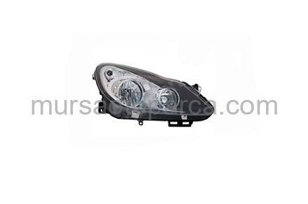 Corsa D Far Sağ Siyah Sport Elektrikli H7+H1 10- 1216200