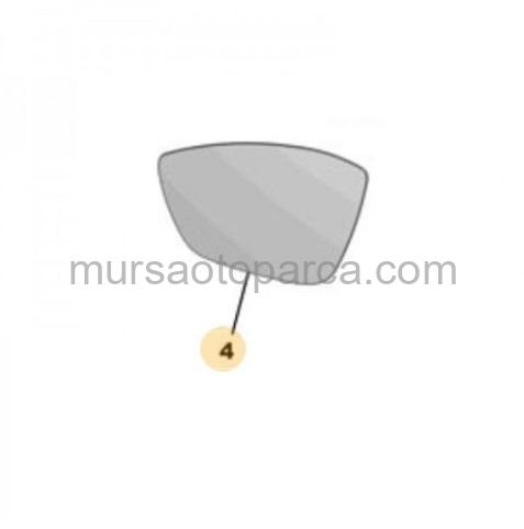 Corsa F Ayna Camı Sol 20-