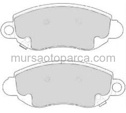 Transit V-184 Ön Fren Balatası Uzun 01- Yc15 2K021 Ba 