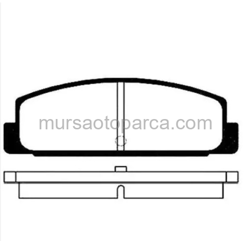 626 1998-2001 Mazda 6 2002-2012 323 1999-2002 Arka Fren Balatası Ggym2648Z 