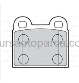 Vectra B Fren Balatası Arka Diski 96-02 1605047 