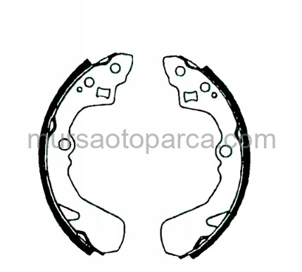 Baleno 95-02 Swift 91-04 Swift 05-10 Arka Fren Balatası Kampana 449587707