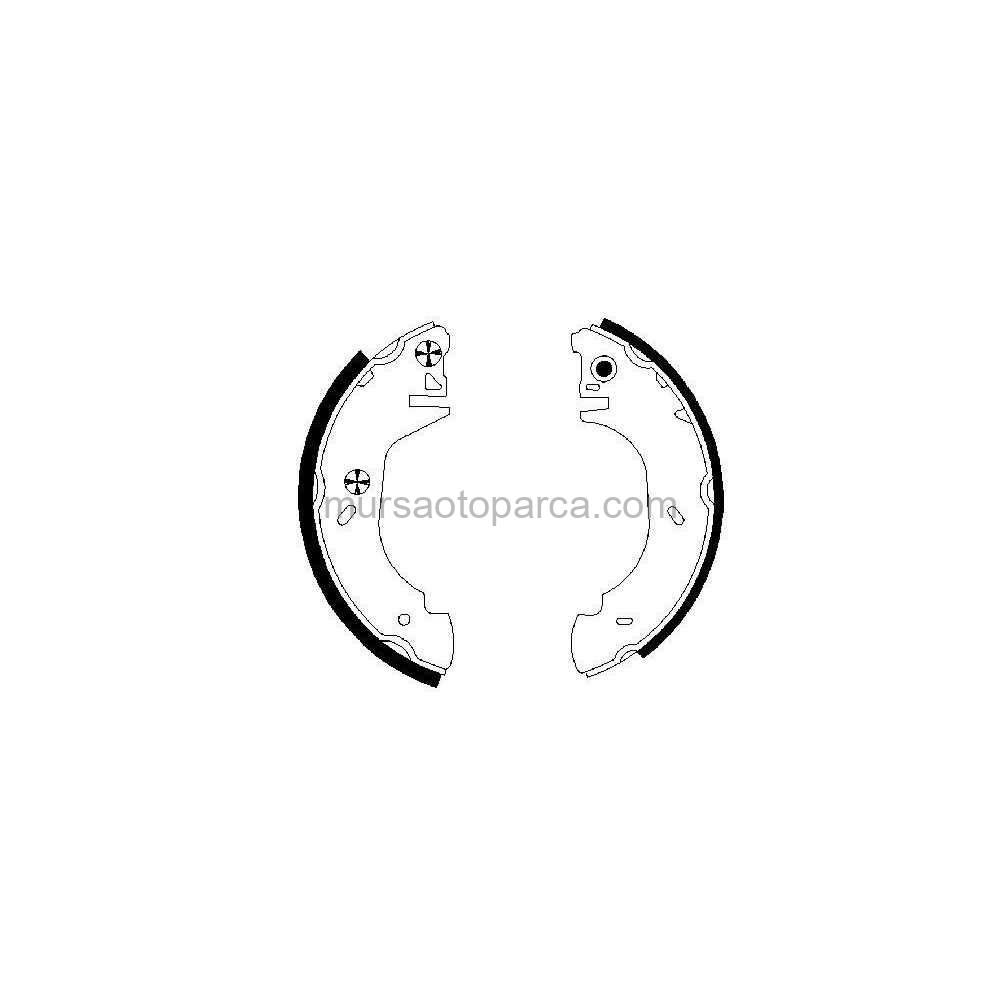 Transit M12 Arka Fren Balata Pabuclu 93-00 94Vb 2200 Ab