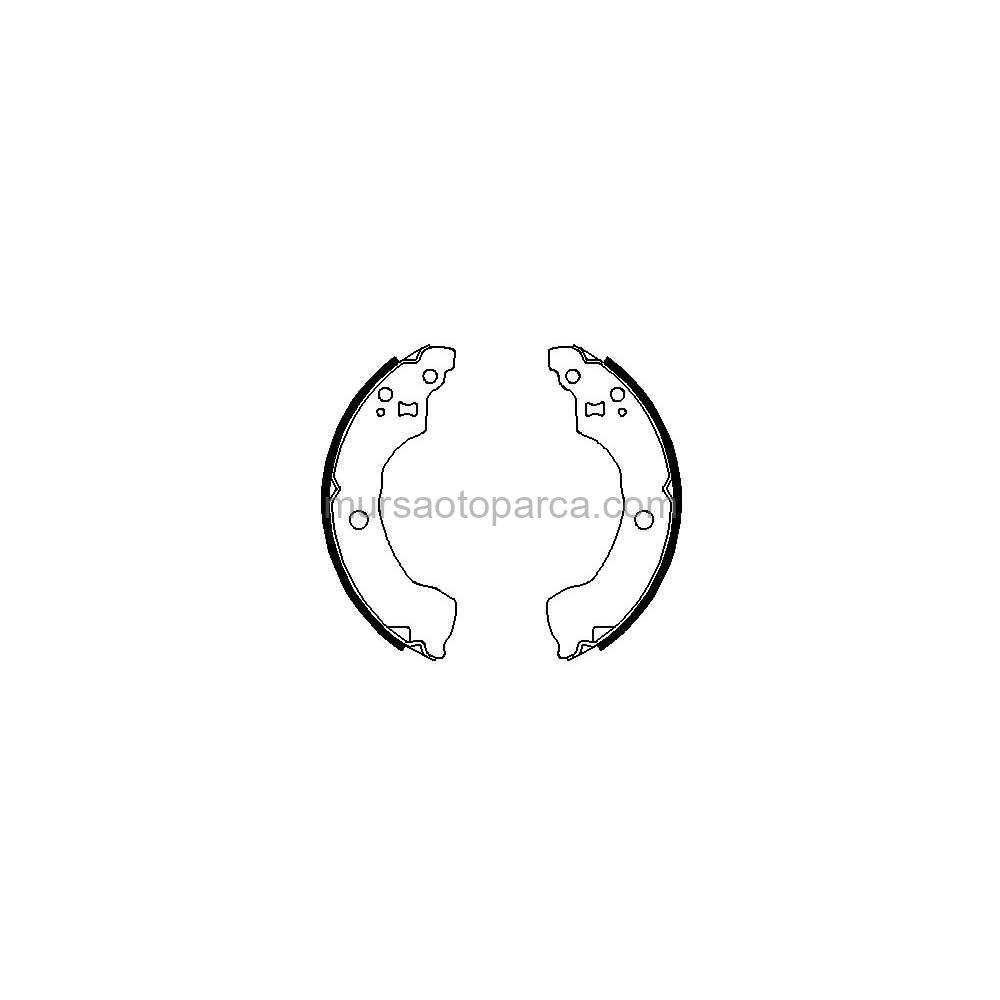 Primera P11 Almera N16 1 5 00-06 El Fren Balatası 99-01 44060-8M126 