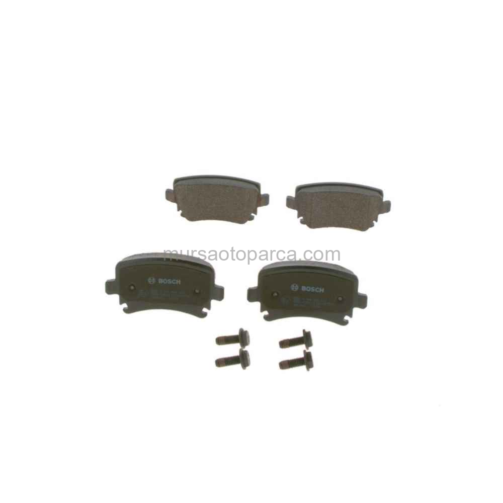 Caddy-Passat-Golf-Jetta-A3-A4-A6-Leon Fren Balatası Arka 04- 1K0698451F