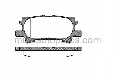 Rx 2003-2008 Arka Fren Balatası 446648030 