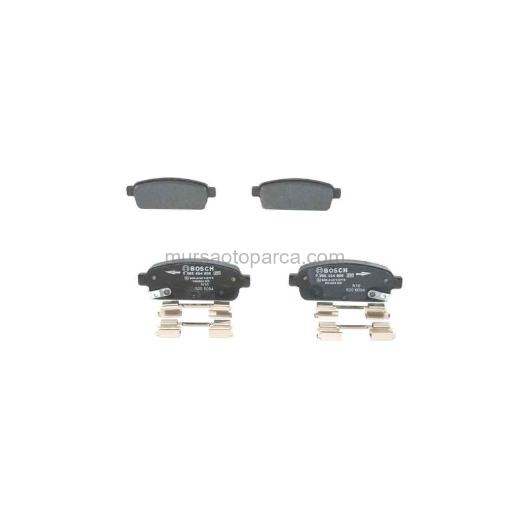 Astra J Mokka Cruze Fren Balatası Arka 16 İnch 292 Mm Diskler İçin 09- 1605296