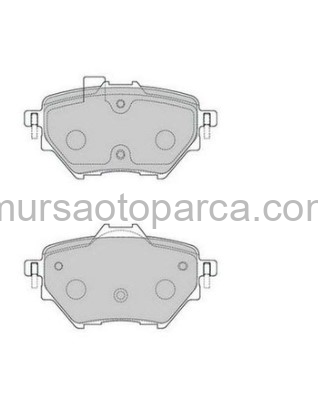 Grandland X Combo E Fren Balatası Arka 268Mm Arka Fren Diski İle 18- 95525378 