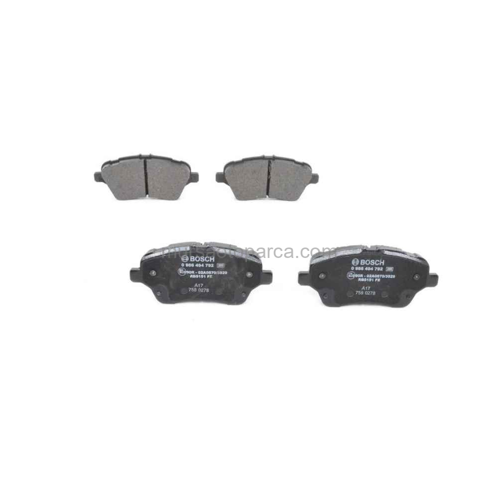 B-Max/ Tourneo Courier Fren Balatası Ön Meay1J 2K021 Aa 12- Ay11 2K021 Ca 