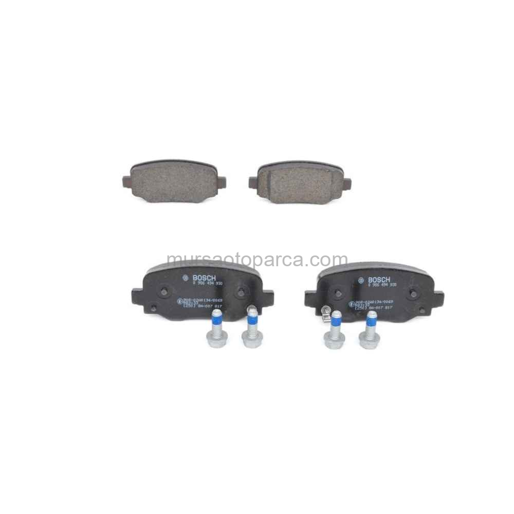 Jeep-Fiat 500X/Jeep-Renegade Fren Balatası Arka Diski 14- 77367417 