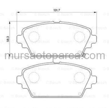 İs 2013 Sonrası 250/300H Arka Fren Balatası 446630280 