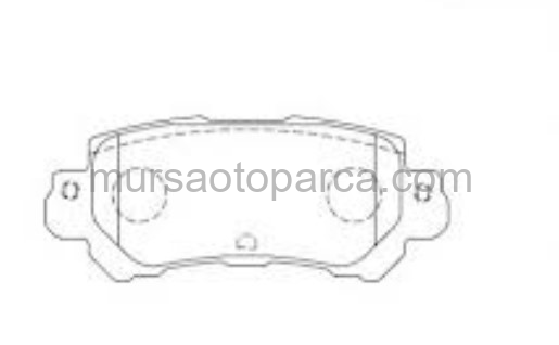 Cx5 2012-2014 Cx3 2015 Sonrası Arka Fren Balatası K0Y12648Zc 