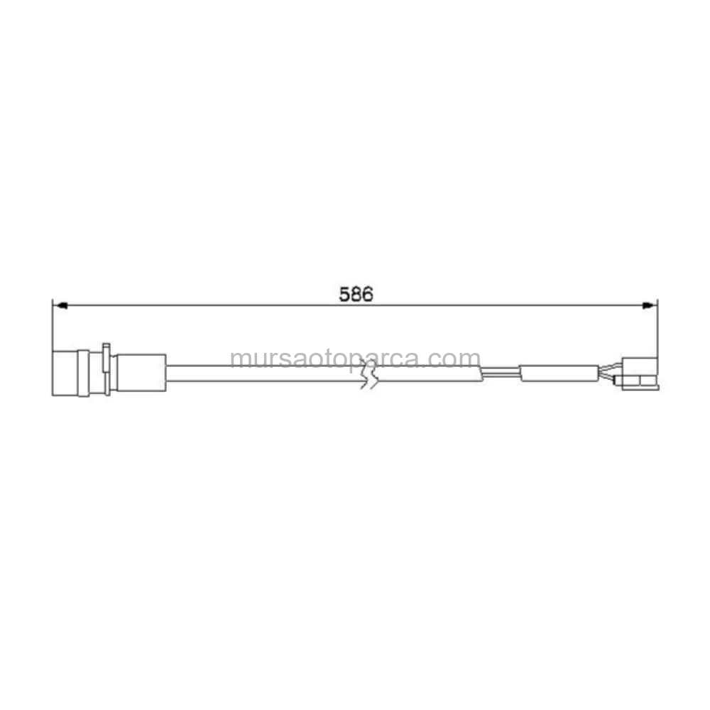 911 Fren Balata Fişi Arka Gıc292 75-77 93061221100 