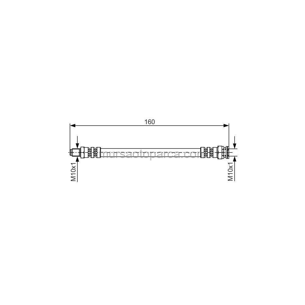 Boxer 2 Fren Hortumu Arka 02-06 4806 C4