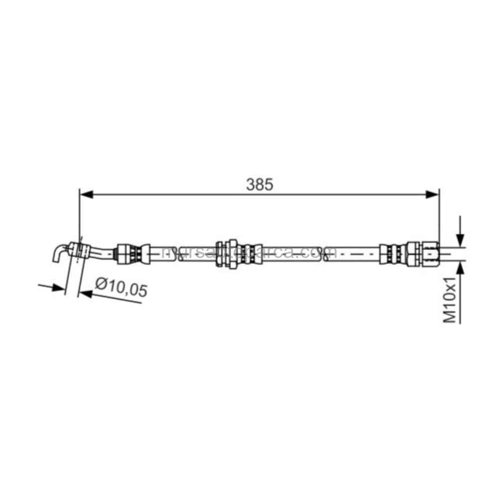 Lacetti Fren Hortumu Arka Sol 04- 96404803 