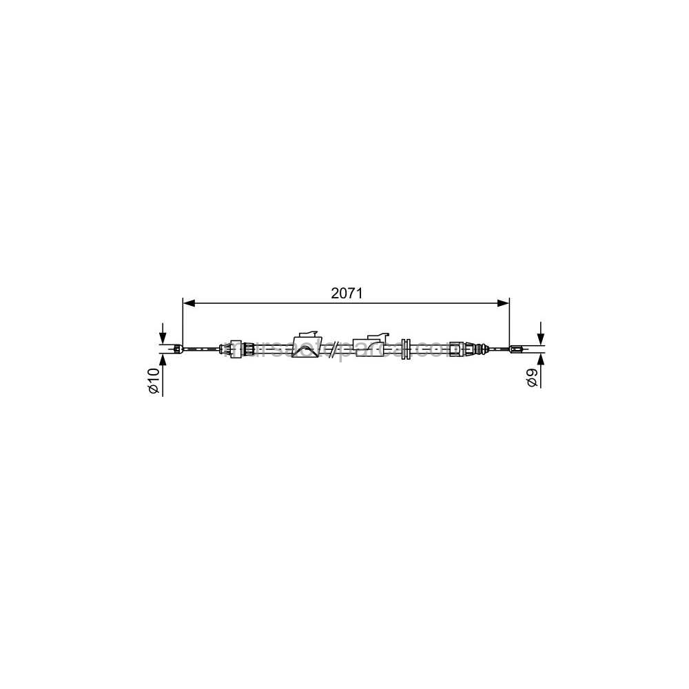 Mondeo El Fren Teli Arka Sağ 07- 6G91 2B700 Eh 