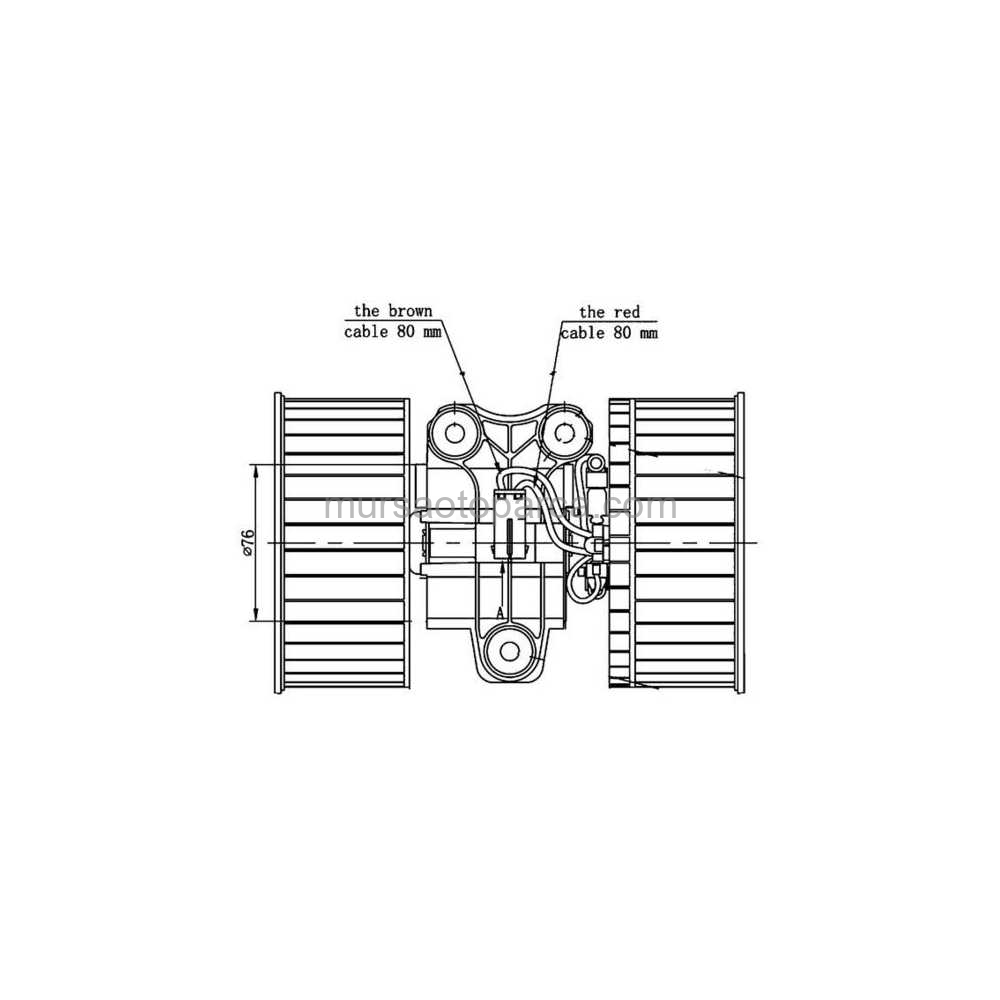 E39-X5 E53 Kalorifer Motoru 96-06 64118385558