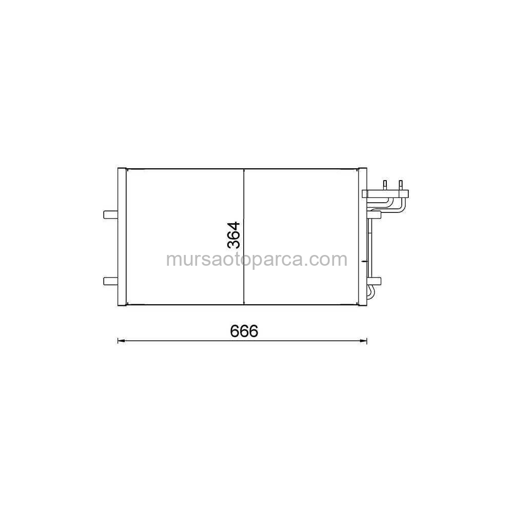 Focus/C-Max Klima Radyatörü 03-11 Bhr Ac 374 000S 3M5H 19710 Cc 