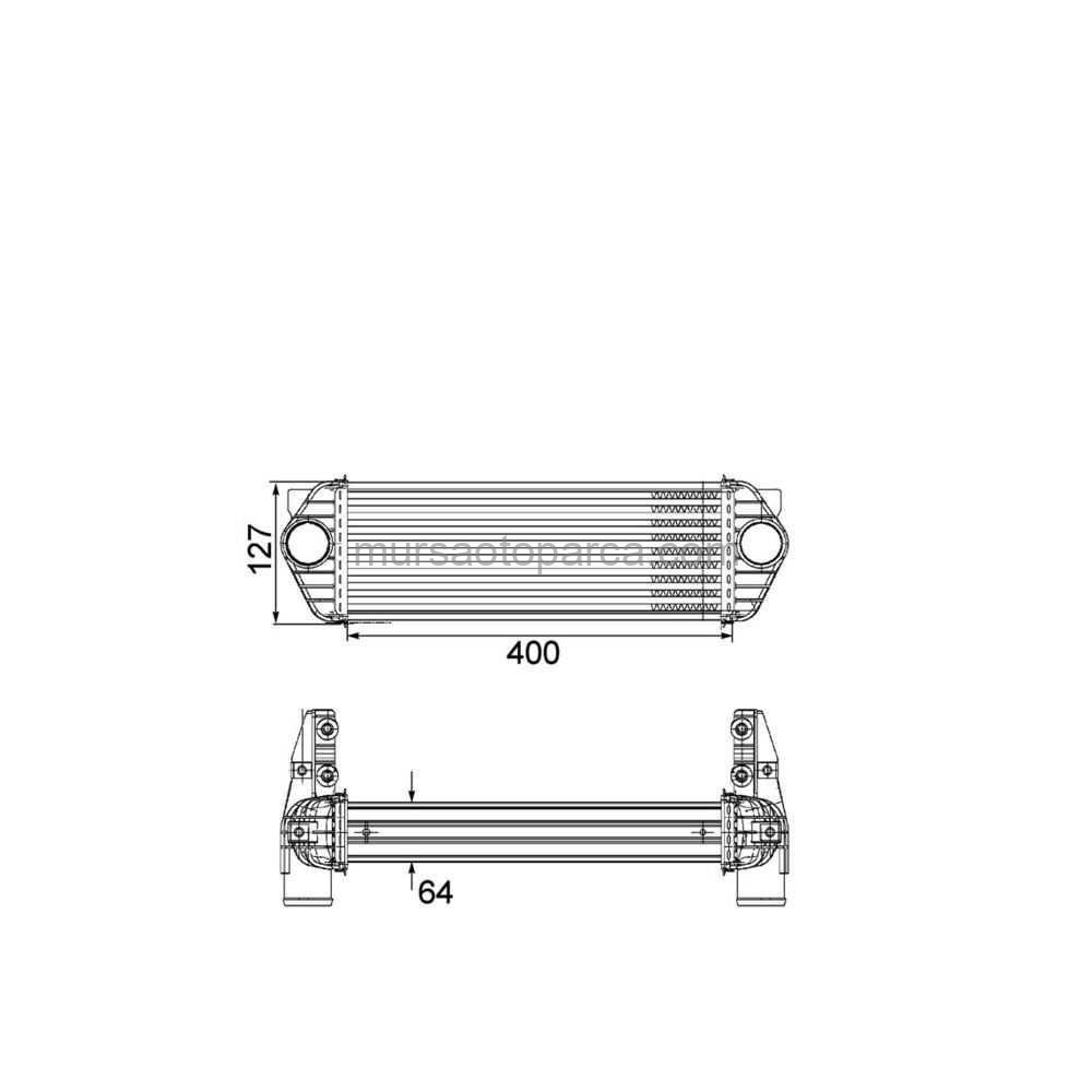 Connect Turbo Radyatörü 06-13 Bhr Cı 168 000P