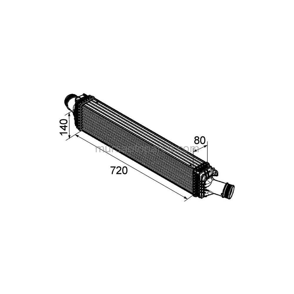 A4-A5-A6-A7-A8-Q5 Turbo Radyatörü 8Ml 376 746-181 08- Bhrcı169000P 8K0145805E