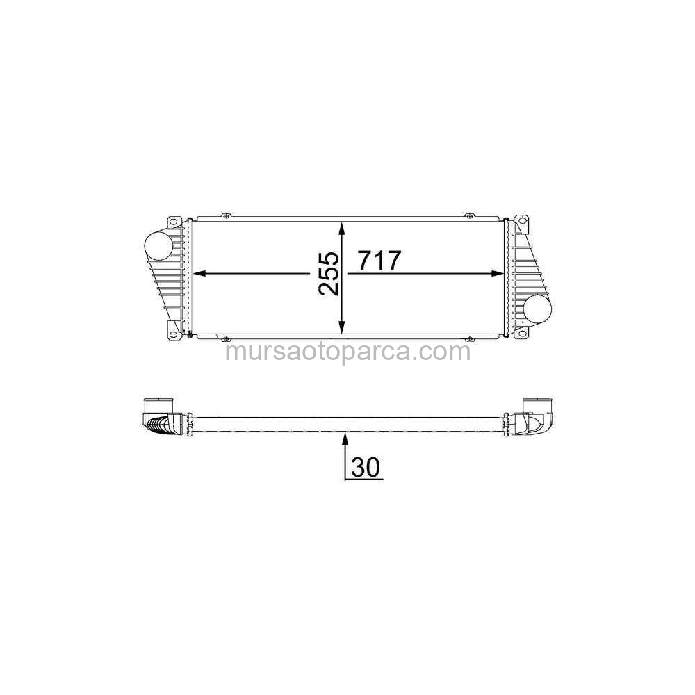 Sprinter Cdı Turbo Radyatörü 95-06 Bhr Cı 18 000S A9015010701