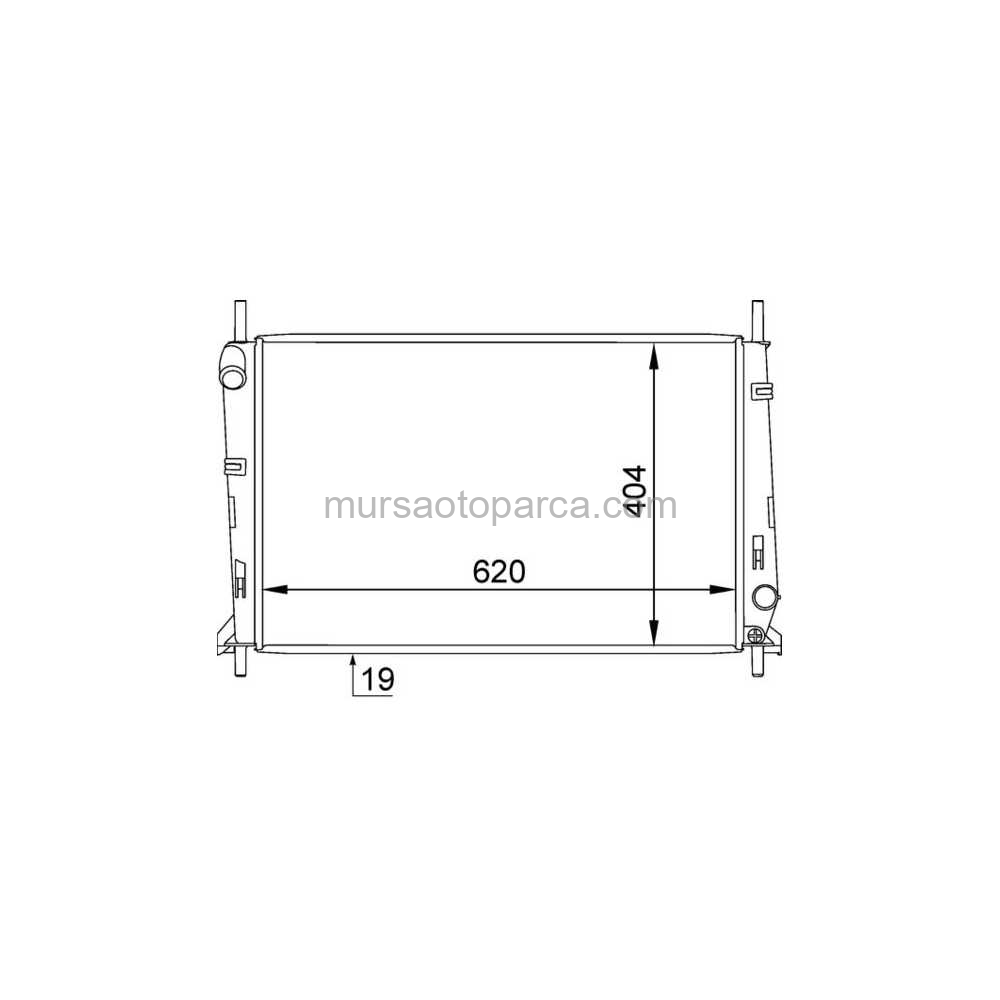 Mondeo Su Radyatörü 93Bb 8005 Af Manuel Sanz 93-99 Me97Bb 8005 Aa 