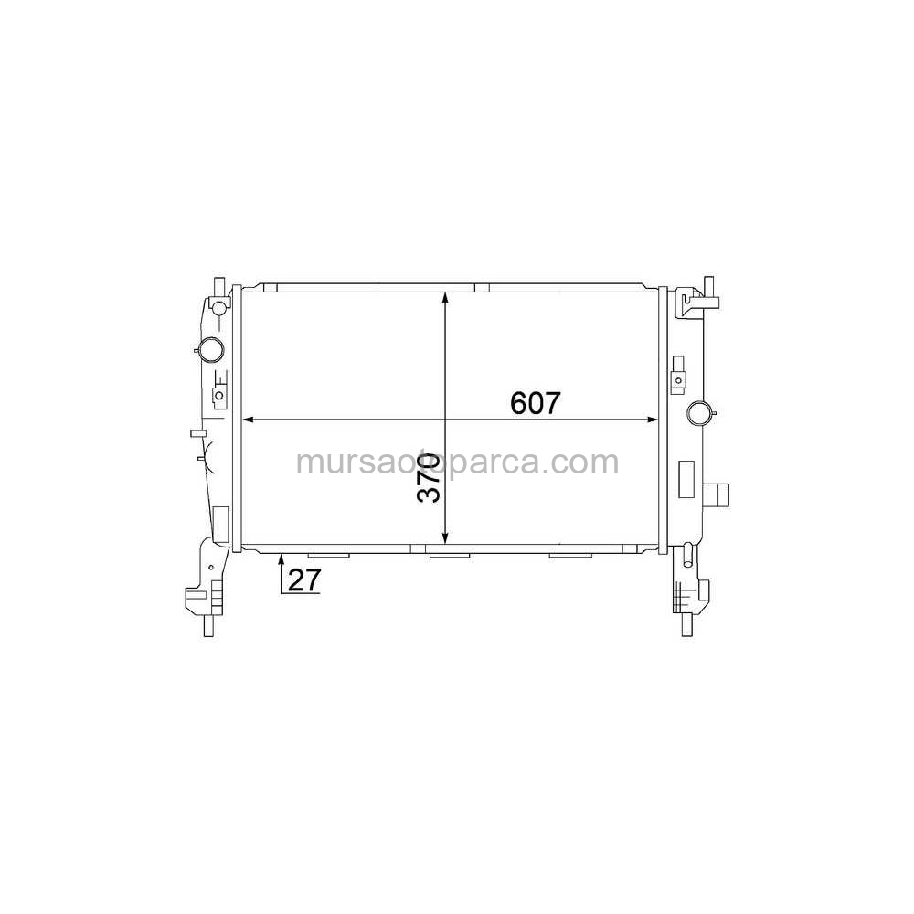 Meriva A Su Radyatörü 03- 1300254 