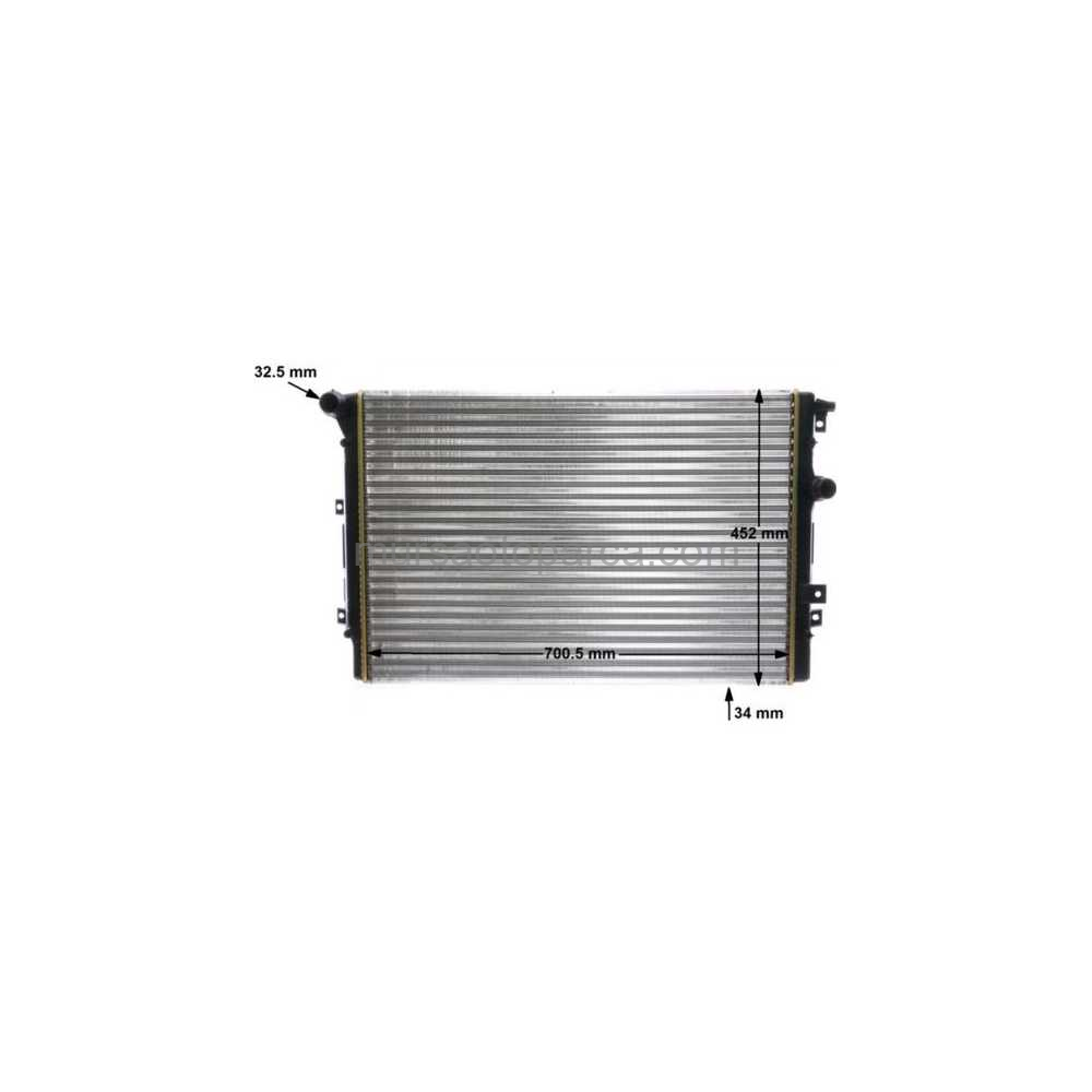 Tiguan -Sharan Su Radyatörü 650X452X34 Mm 07- 5N0121253L