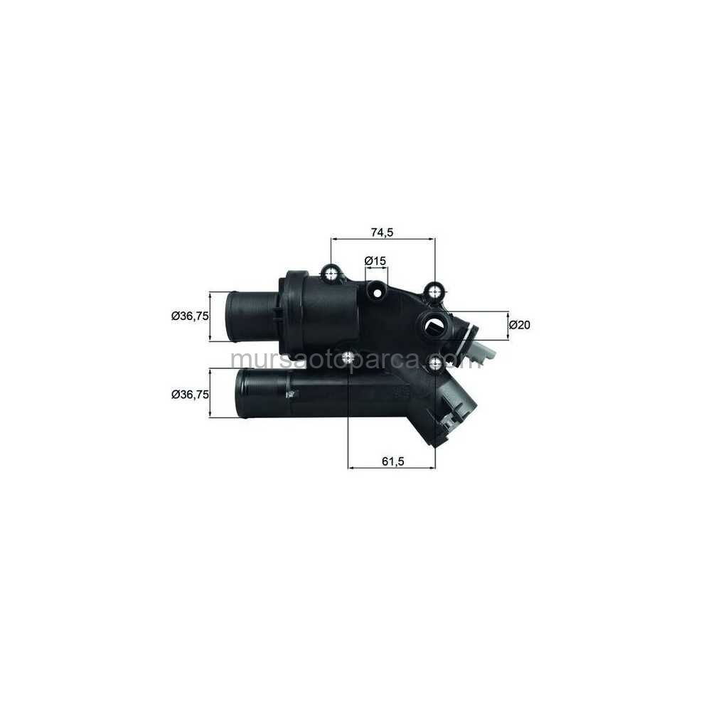 Land Rover Range Rover Evaque-Sport - Freelander 2 Termostat 07-19 Lr001312