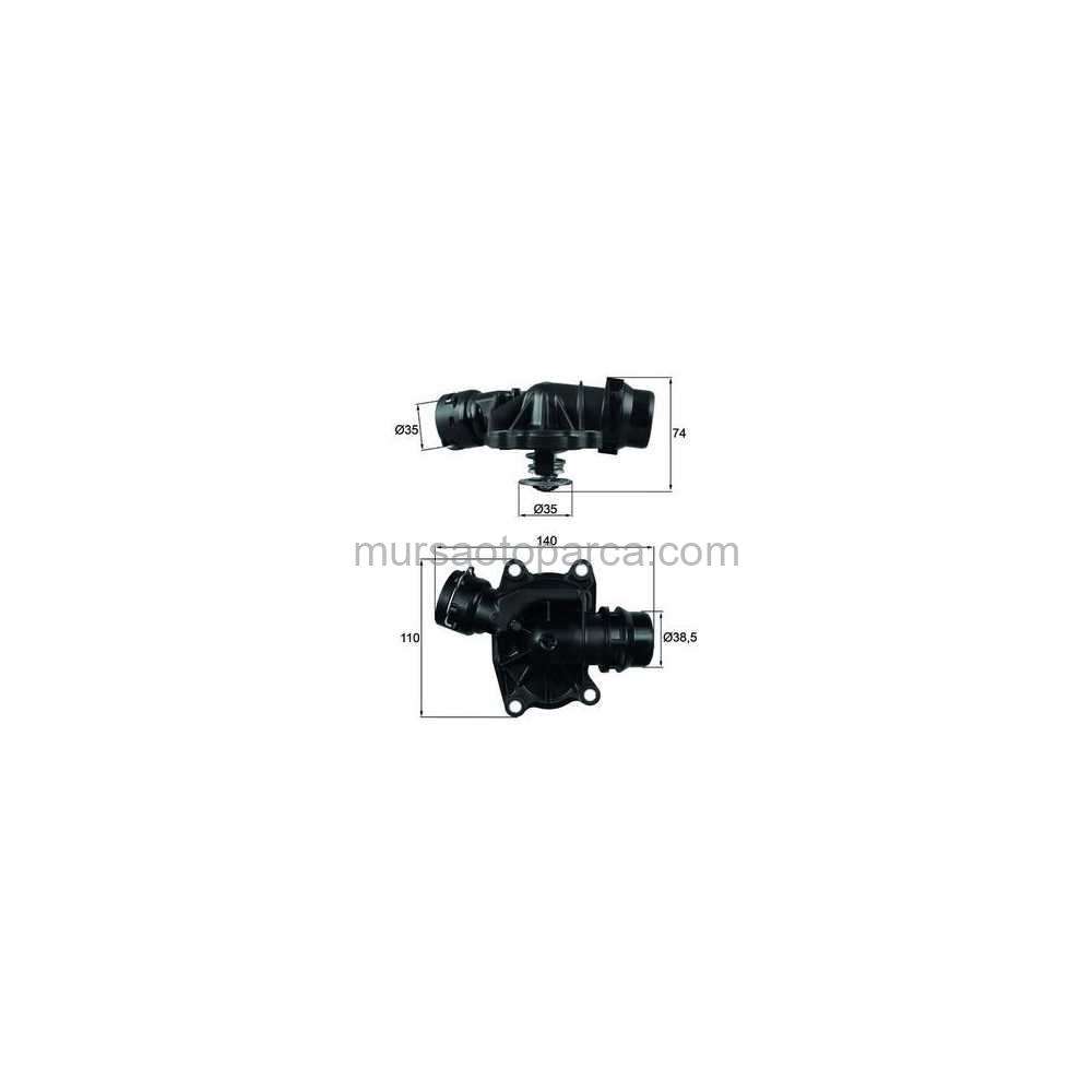 E38-E39-E46-X5 E53 Land Rover Range Rover 3 Termostat 99-12 Bhtı23388 11512354056