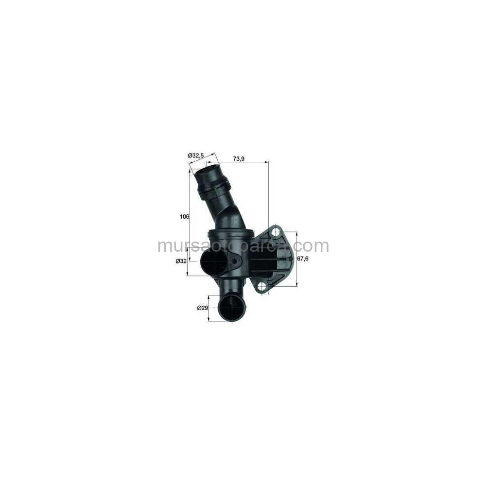Golf5-Jetta-Passat-A3 Termostat 87 C 04-10 Bh Tı 6 87 06F121111J 