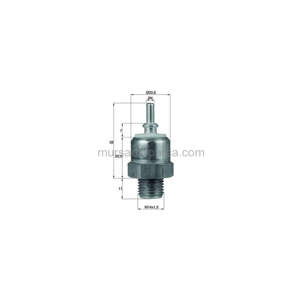 W124-201 Devirdaim Müşürü Sarı 83-93 A0065459024