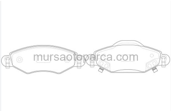 Yaris 2001-2005 Ön Fren Balatası 044650D040