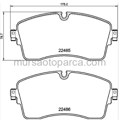 Land Rover Defender Discovery Sport Van Ön Fren Balatası 15- Lr162045 