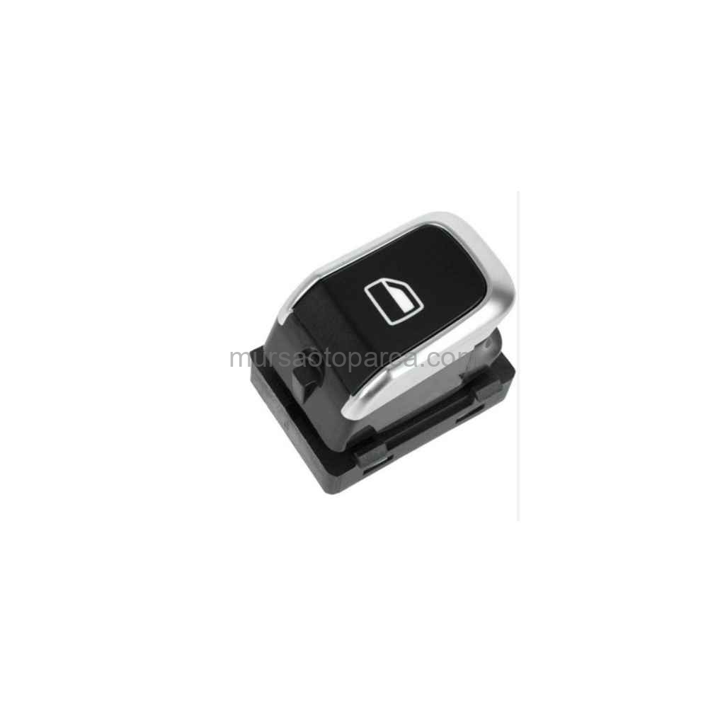 A4-A5-Q5 Cam Açma Düğmesi Sağ Tekli/Kromlu 08- 8K0959855B