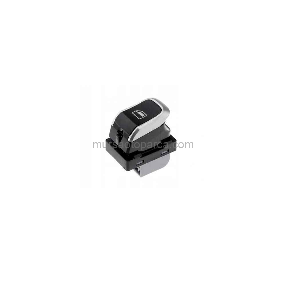 A4-A5-Q5 Cam Açma Düğmesi Sağ Tekli/Kromlu 08- 4G0959855