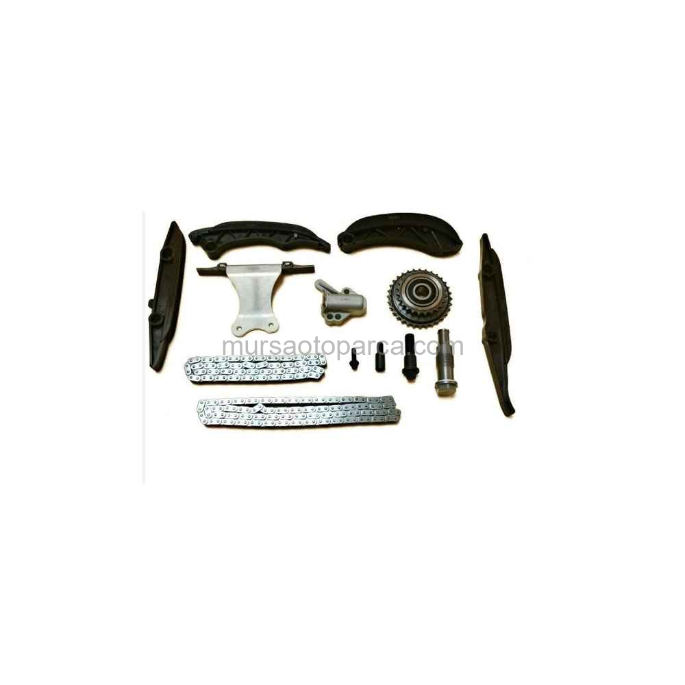 X3 Eksantrik Zincir Seti 2 Zincir-5 Kızak-2 Zincir Gergisi-Krank Dişli-Civata 14- 11318648729 