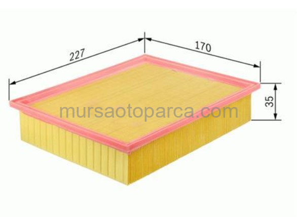 Civic 1996-2000 Hava Filtresi Soft Tip 17220P2A005 