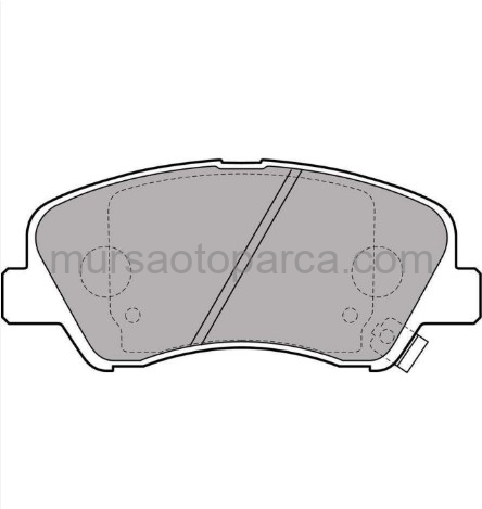 Accent Blue/İ20 2015 Sonrası/Rio/Ceed/Cerato Ön Fren Balatası 2011-2015 58101C8A50 