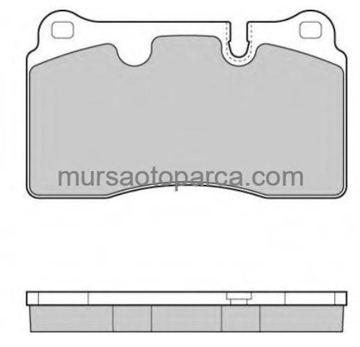 Lancer 2003-2007 Lancer 2008 Sonrası Asx 2010 Sonrası Ön Fren Balatası Mn102618 