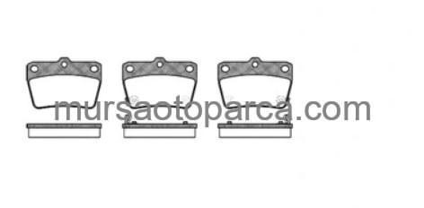 Rav4 2001-2005 Arka Fren Balatası 446642030 