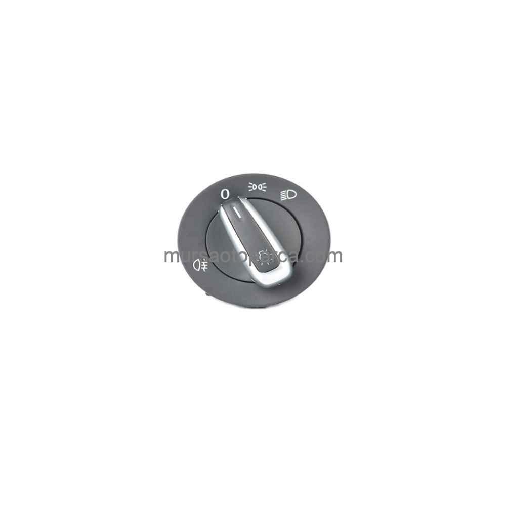 Golf6-Golf7-Jetta-Caddy4-Passat-T6 Far Anahtarı Sissiz/Krom 10- 3C8941431B