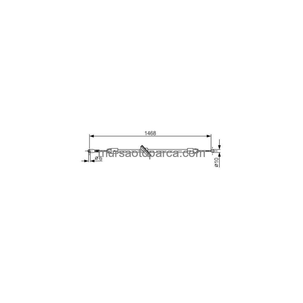 Crafter-Sprinter El Fren Teli 1987482027 1468 Mm 06- 2E3609701A