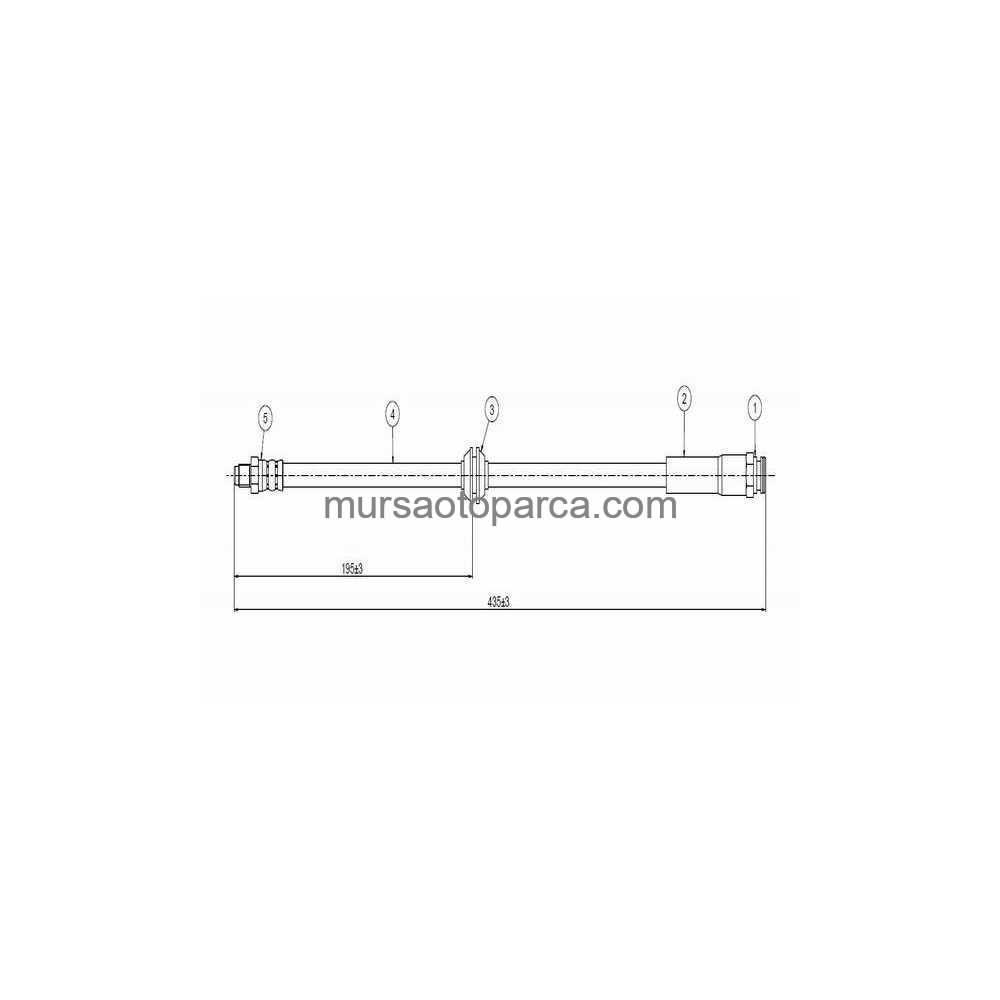 Ducato Fren Hortumu Arka Arka 06- 51725096 