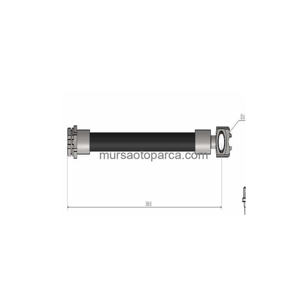 Tiguan -Q3 Fren Hortumu Arka 285 Mm 08- 5N0611775 