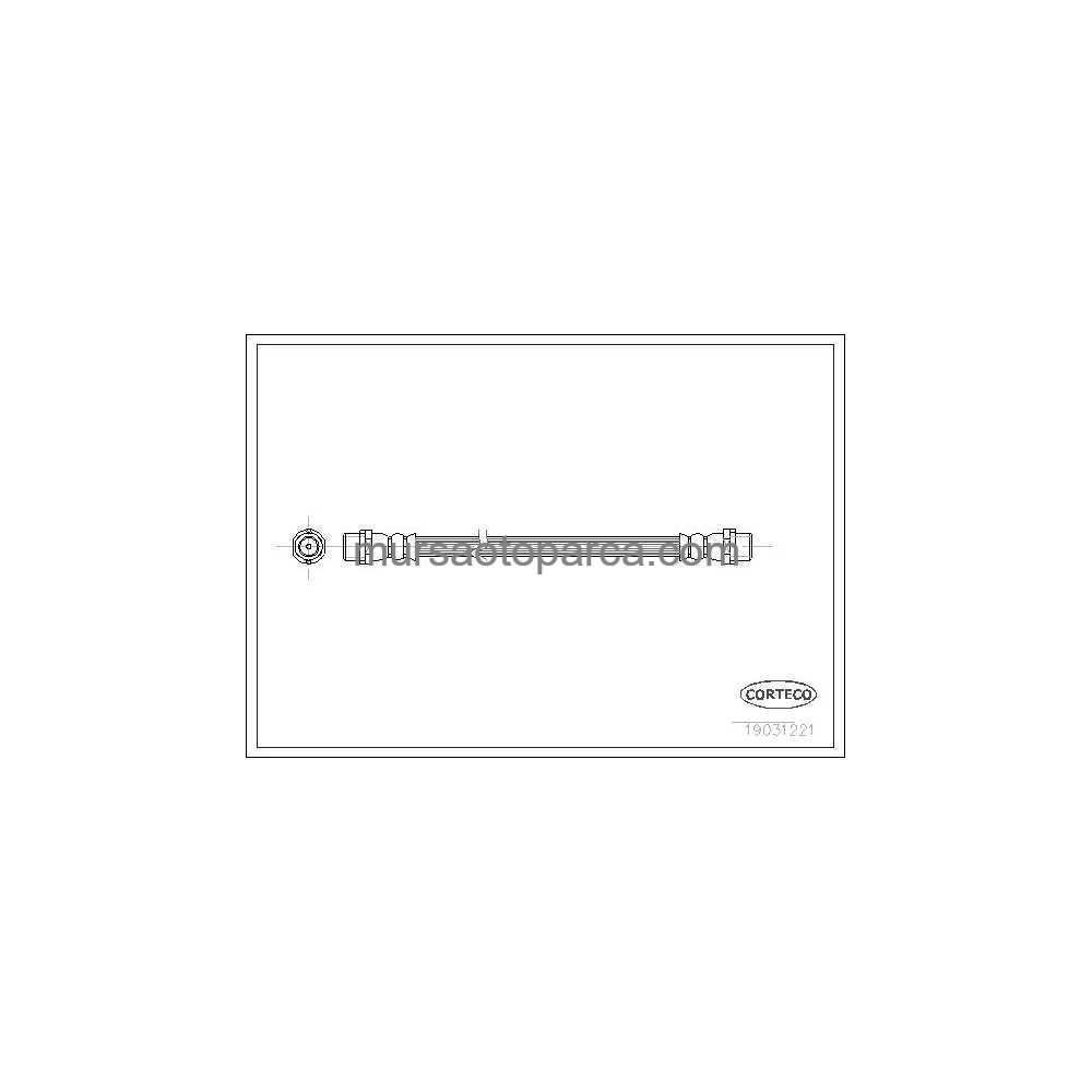 Sprt 412-413 Fren Hortumu Arka 97-06 A9044280435