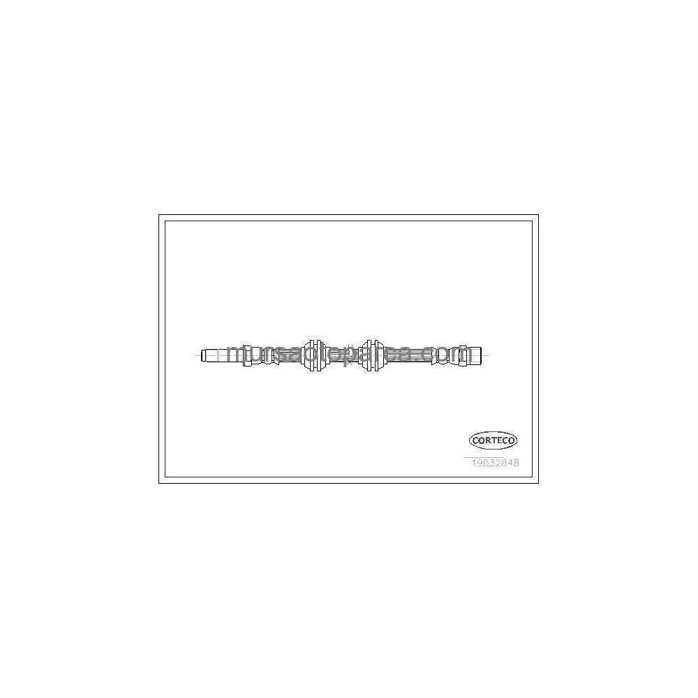 W638 Vito Fren Hortumu Ön 97-04 A6384282235