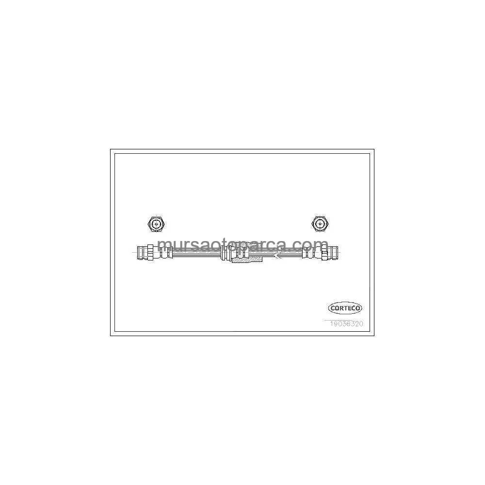 Passat Fren Hortumu Ön 83.7249-0536.3/30794 04-10 3C0611701C 