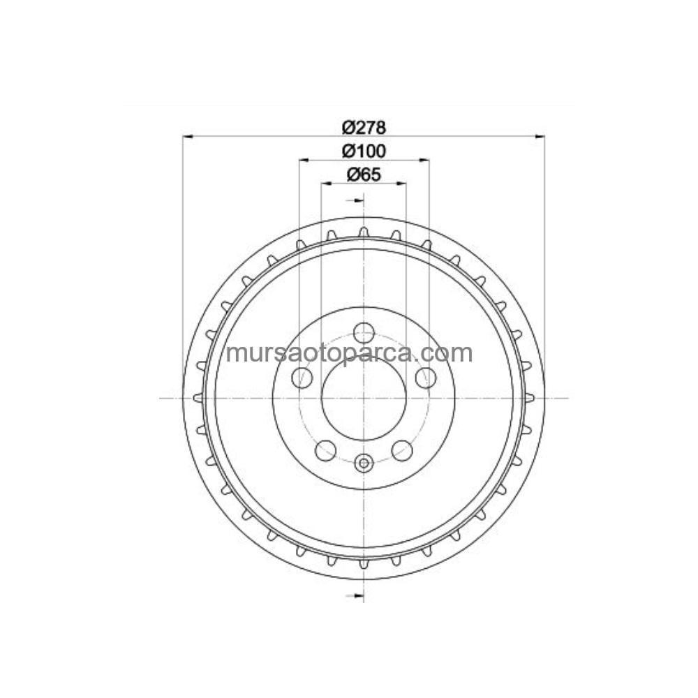 Polo-A1-Arona-İbiza-Kamıq-Scala Kampana Arka 17- 2Q0609617A